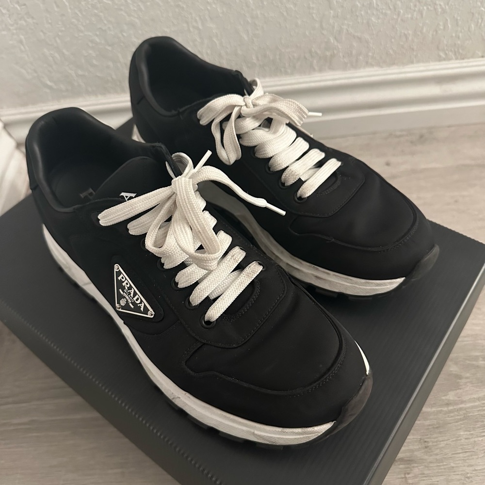 Mens Prada Sneakers size 8.5 - Picture 3 of 3